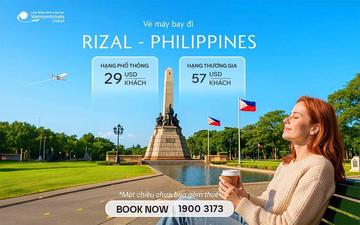Vé Máy Bay Đi Rizal