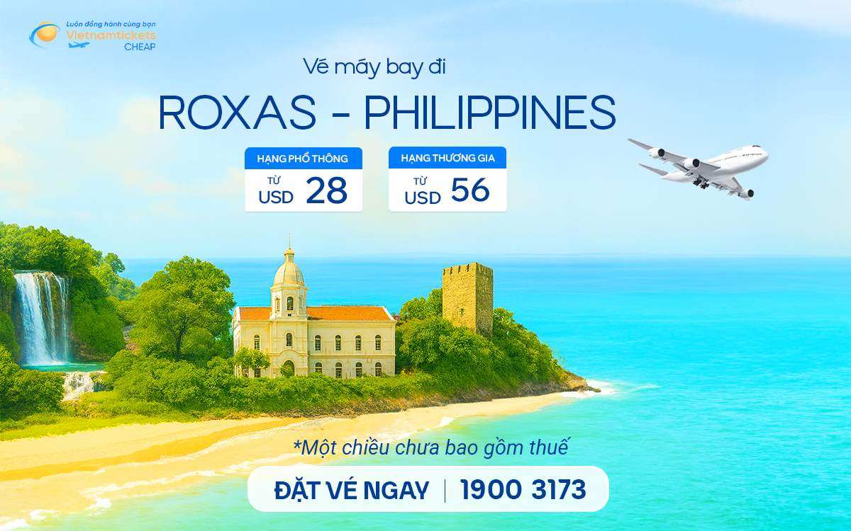 Vé máy bay đi Roxas