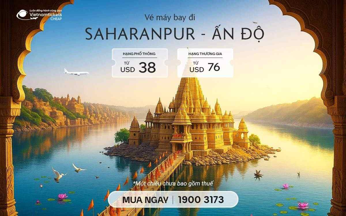 Vé Máy Bay Đi Saharanpur