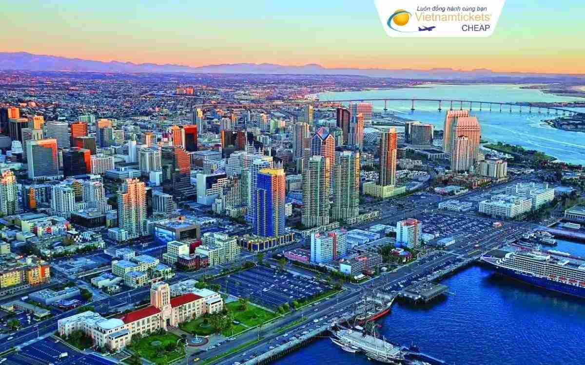 Giá vé máy bay đi San Diego