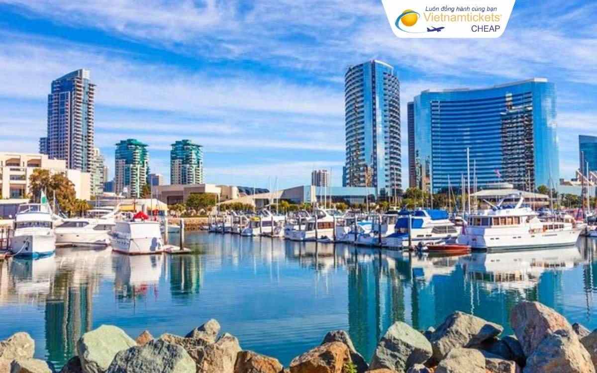 Thời gian bay đến San Diego