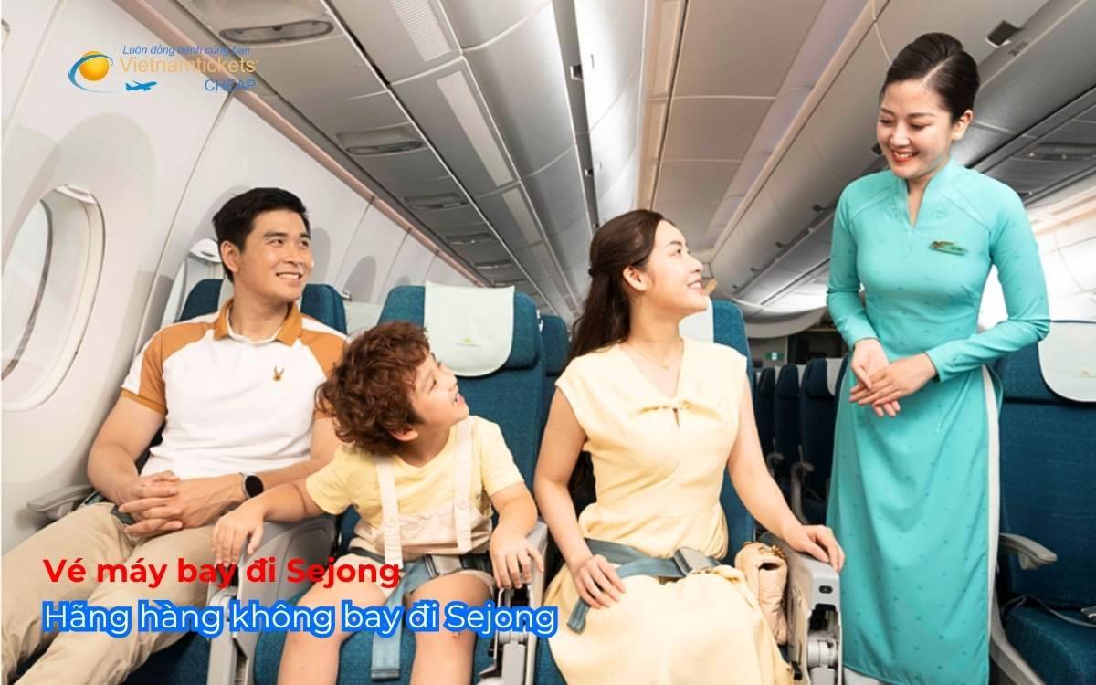 Hãng hàng không bay đi Sejong