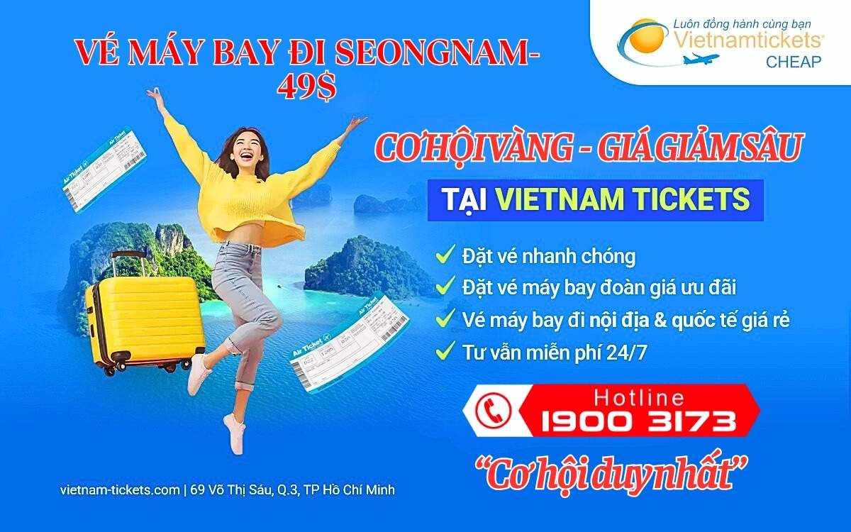 Vé đi Seongnam ĐẠI HẠ GIÁ