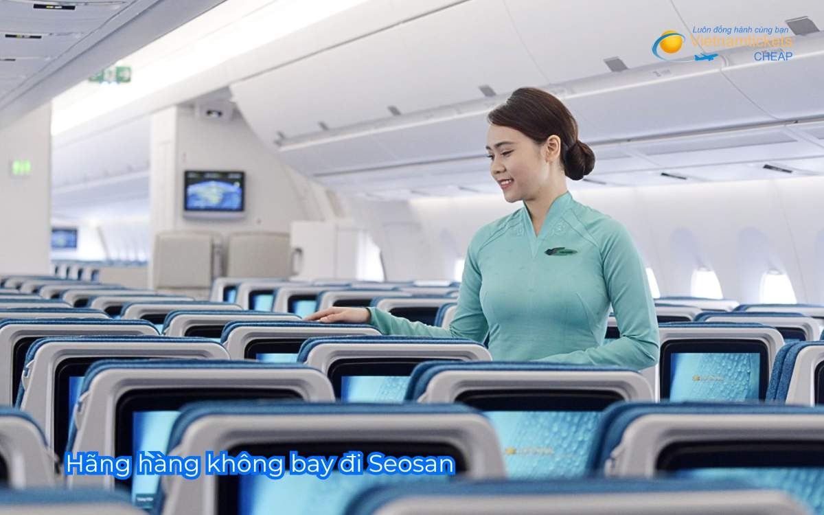 Hãng hàng không bay đi Seosan