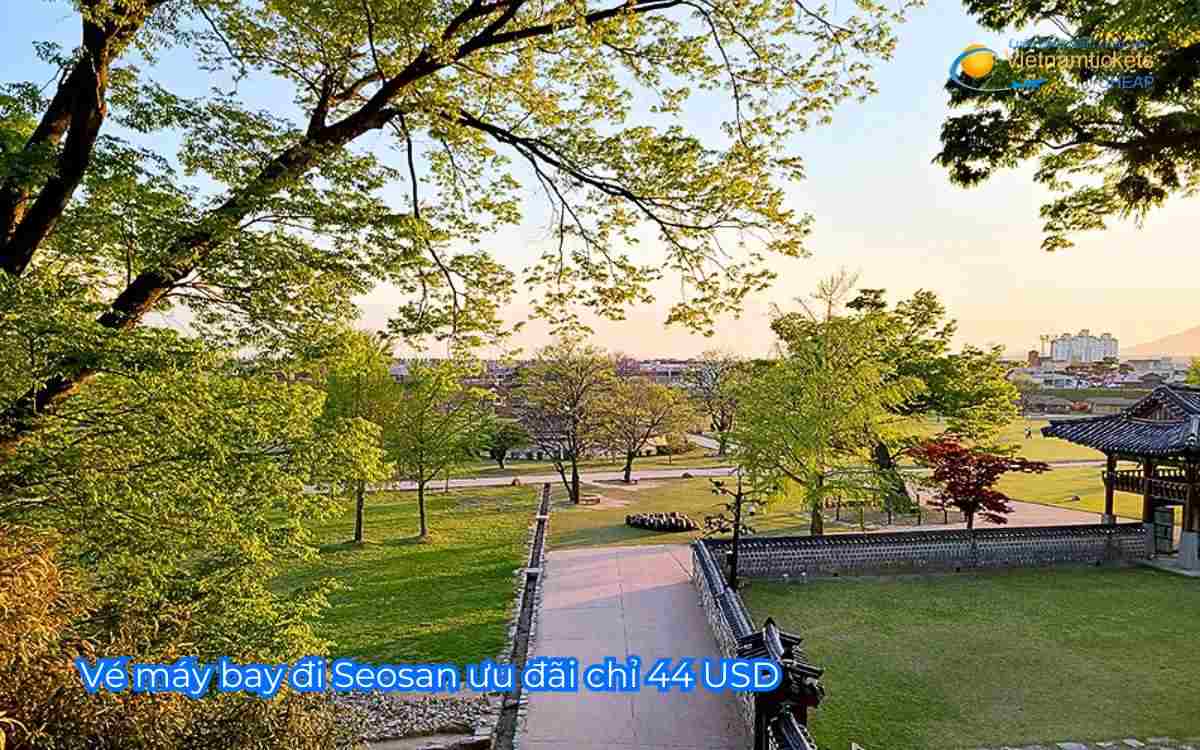 Vé máy bay đi Seosan ưu đãi chỉ 44 USD