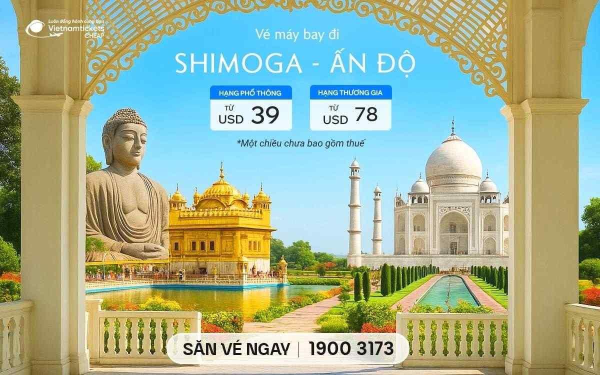 Vé Máy Bay Đi Shimoga