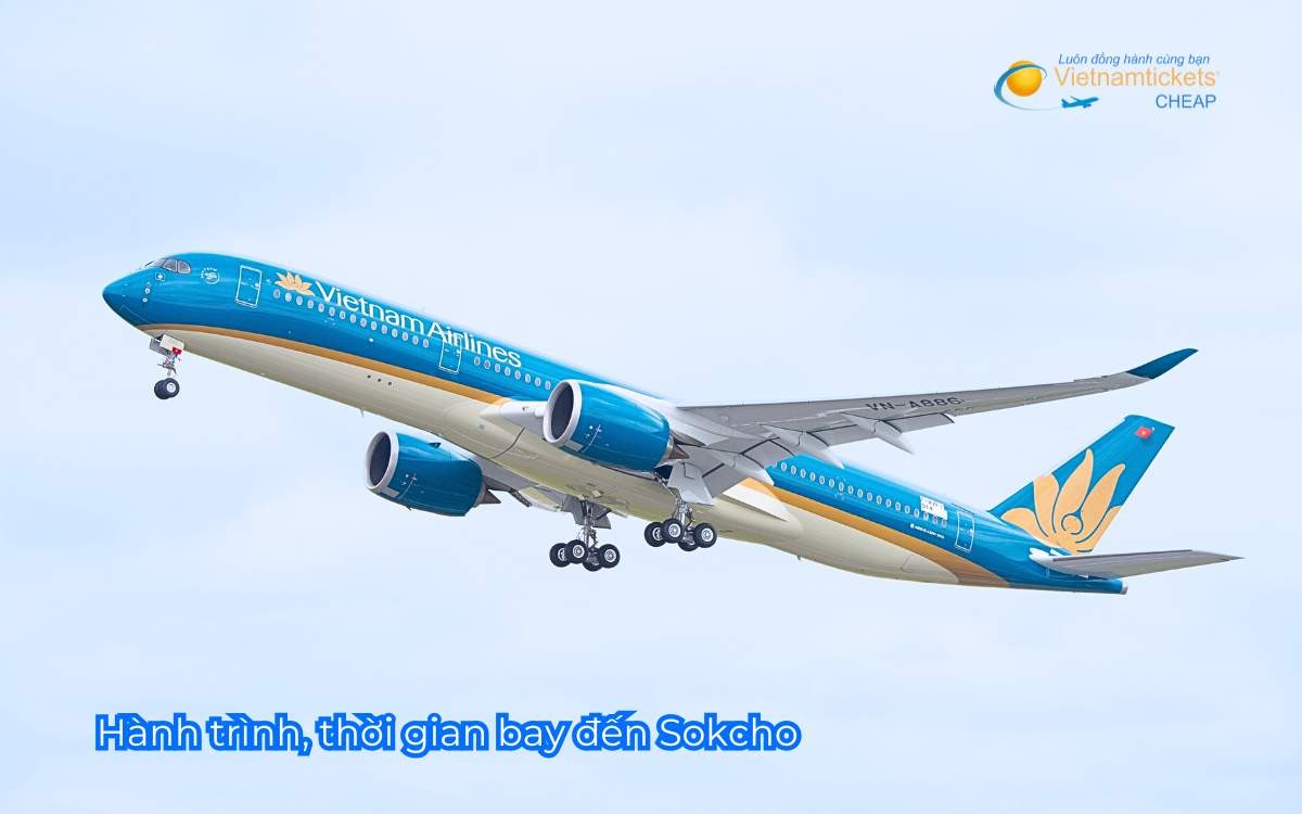 Hành trình, thời gian bay đến Sokcho