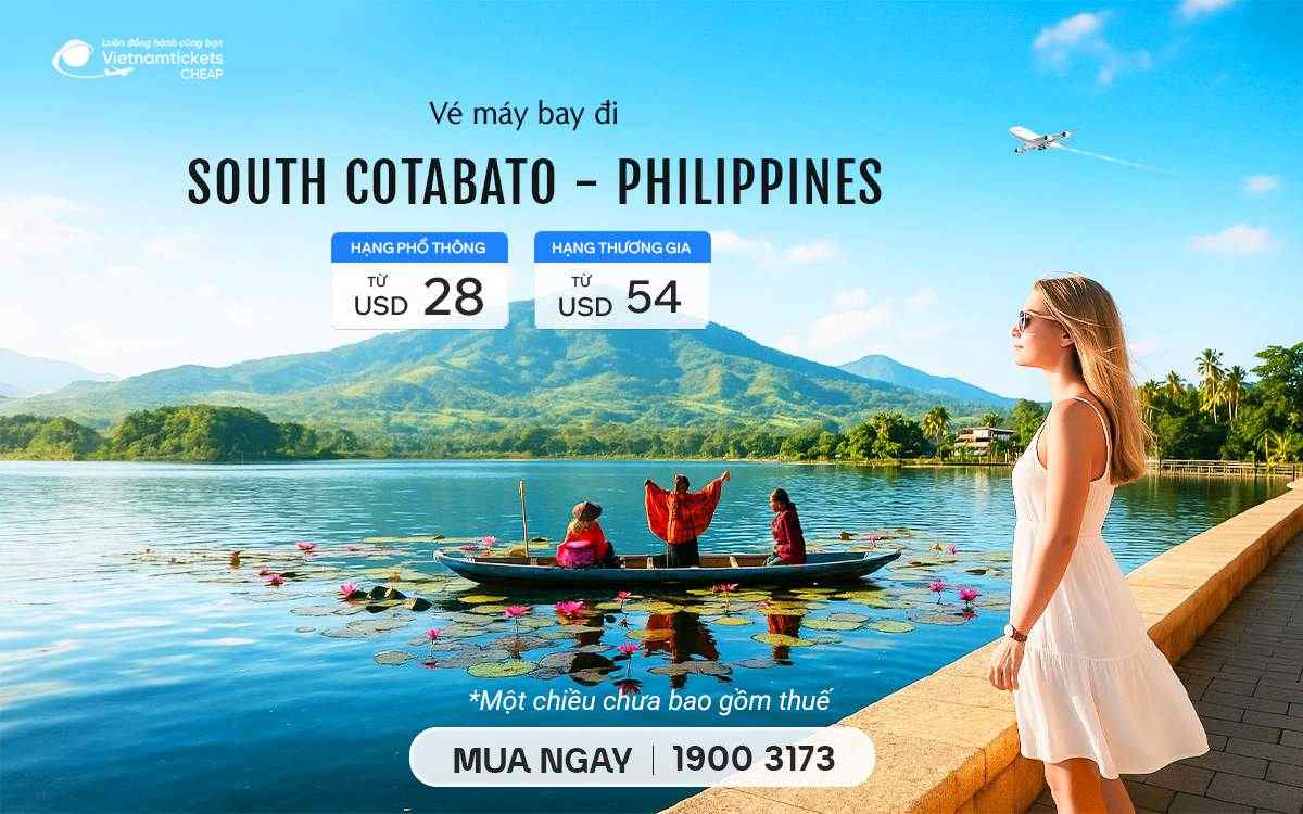 Vé Máy Bay Đi South Cotabato