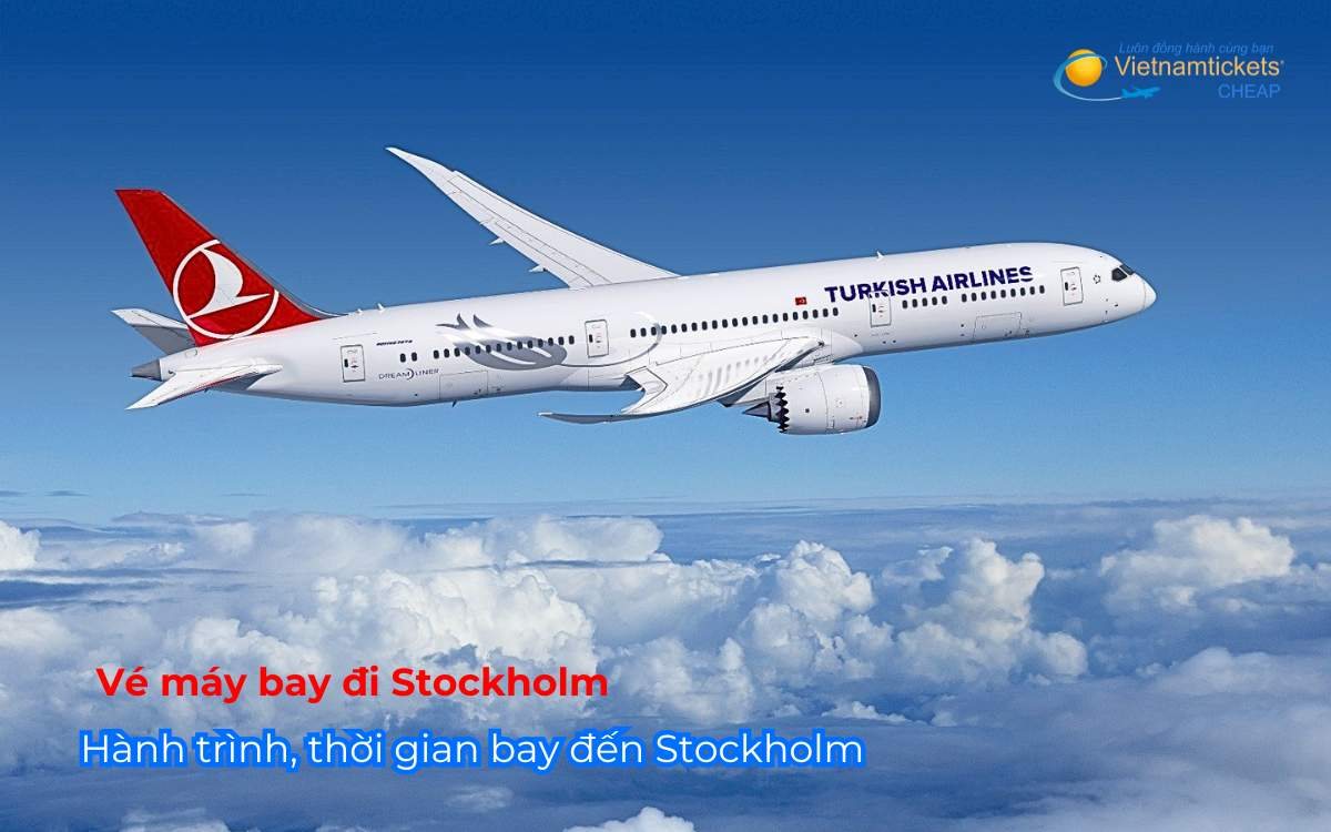 Hành trình, thời gian bay đến Stockholm