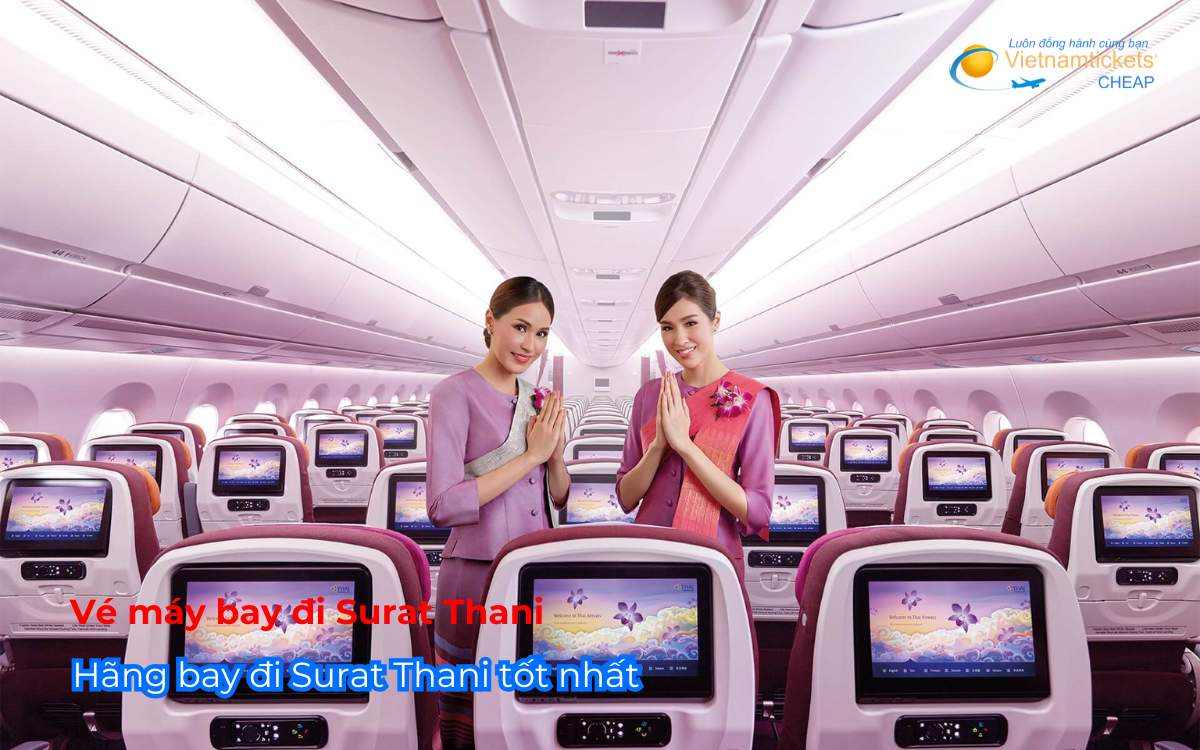 Hãng bay đi Surat Thani tốt nhất