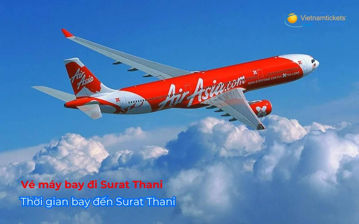 Thời gian bay đến Surat Thani