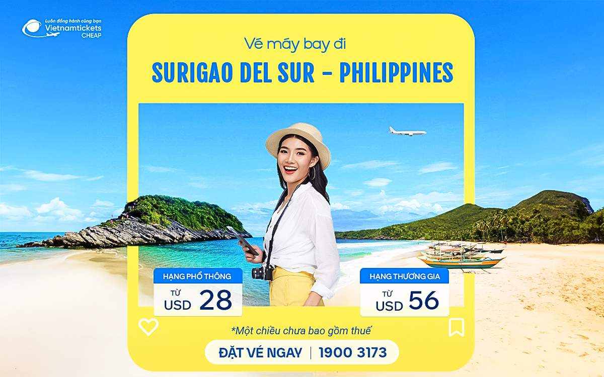 Vé Máy Bay Đi Surigao Del Sur