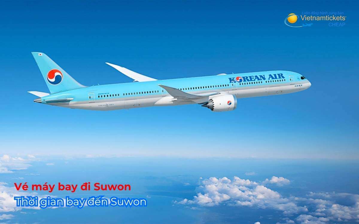 Thời gian bay đến Suwon 