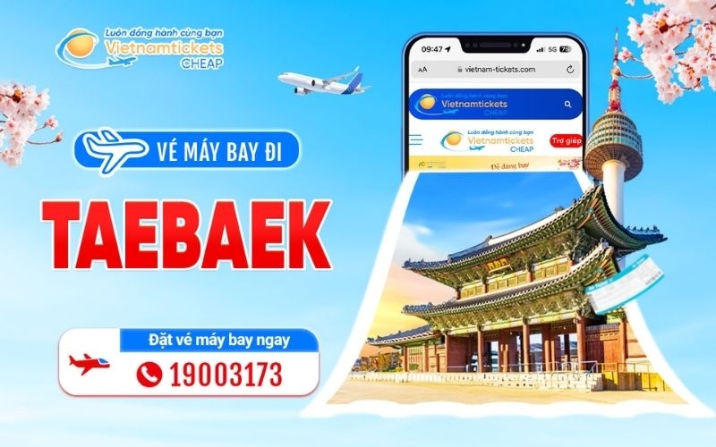 Vé máy bay đi Taebaek