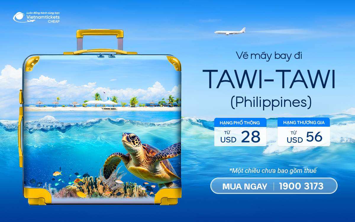 Vé Máy Bay Đi Tawi-Tawi