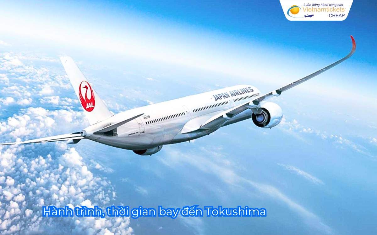 Hành trình, thời gian bay đến Tokushima