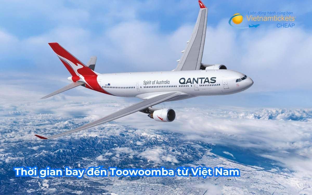 Thời gian bay đến Toowoomba từ Việt Nam