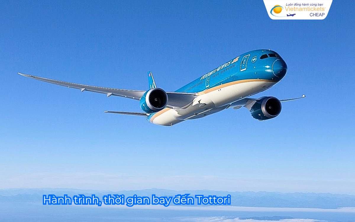 Hành trình, thời gian bay đến Tottori