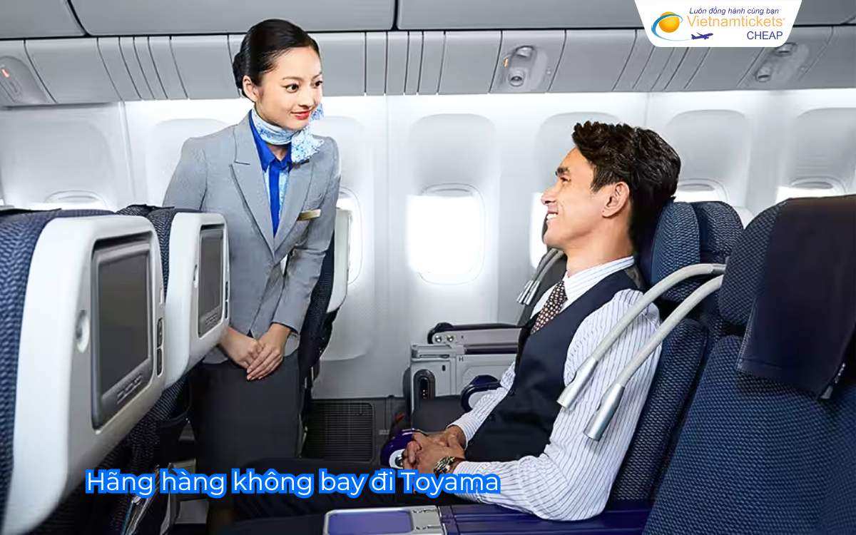 Hãng hàng không bay đi Toyama