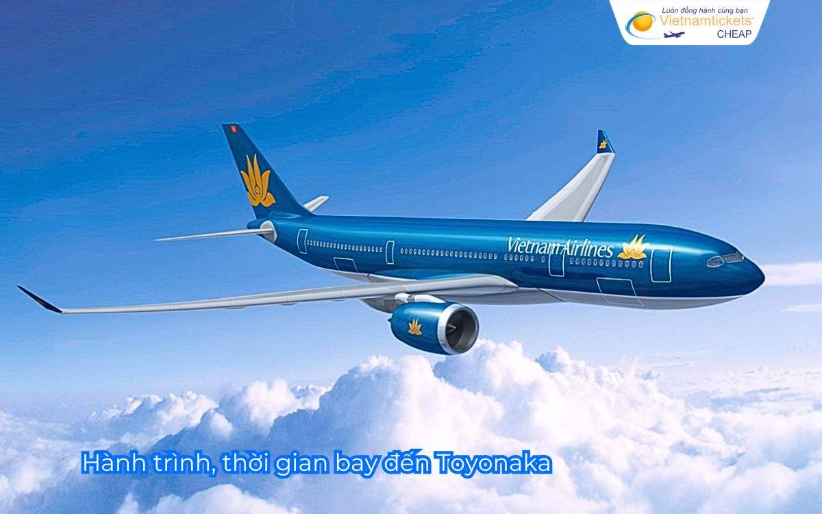 Hành trình, thời gian bay đến Toyonaka