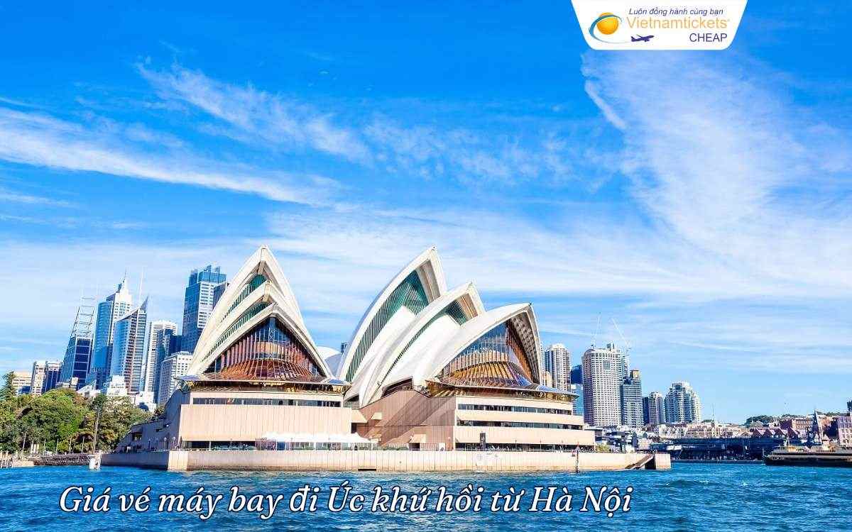 vé máy bay đi Úc khứ hồi từ Hà Nội