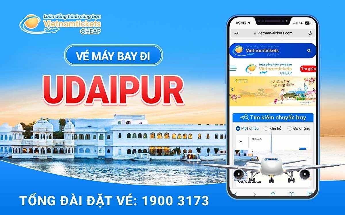 Vé Máy Bay Đi Udaipur
