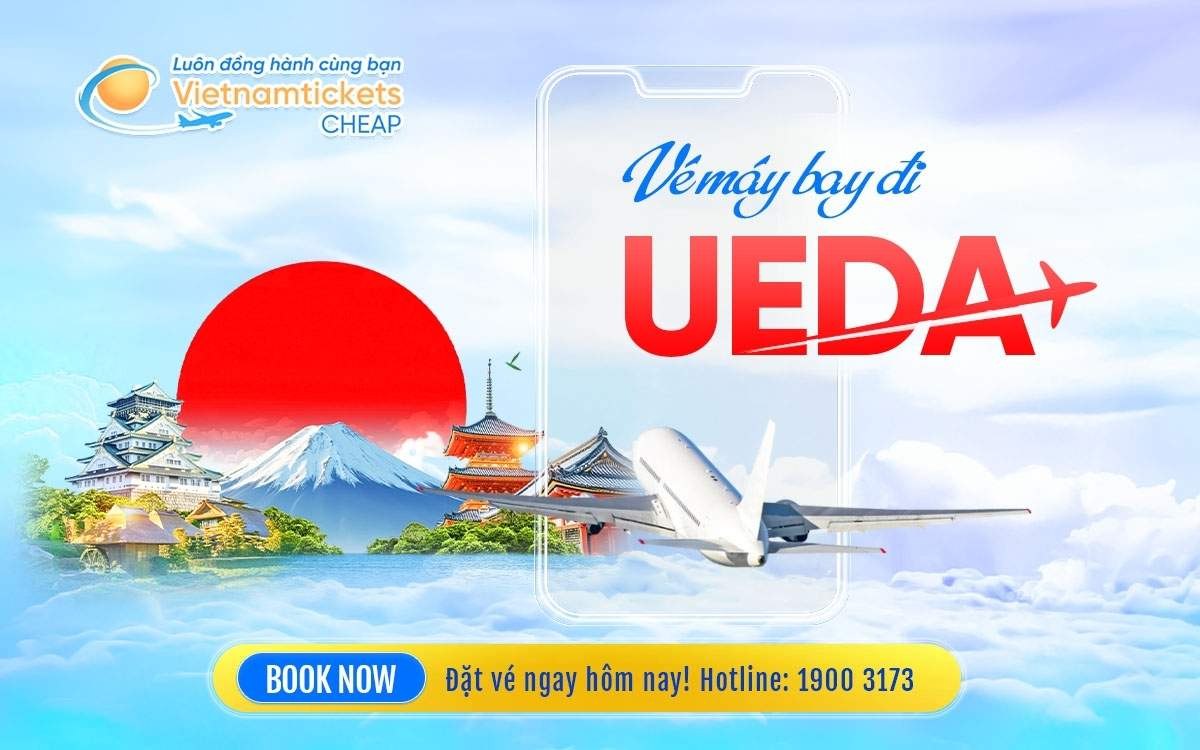 Vé đi Ueda