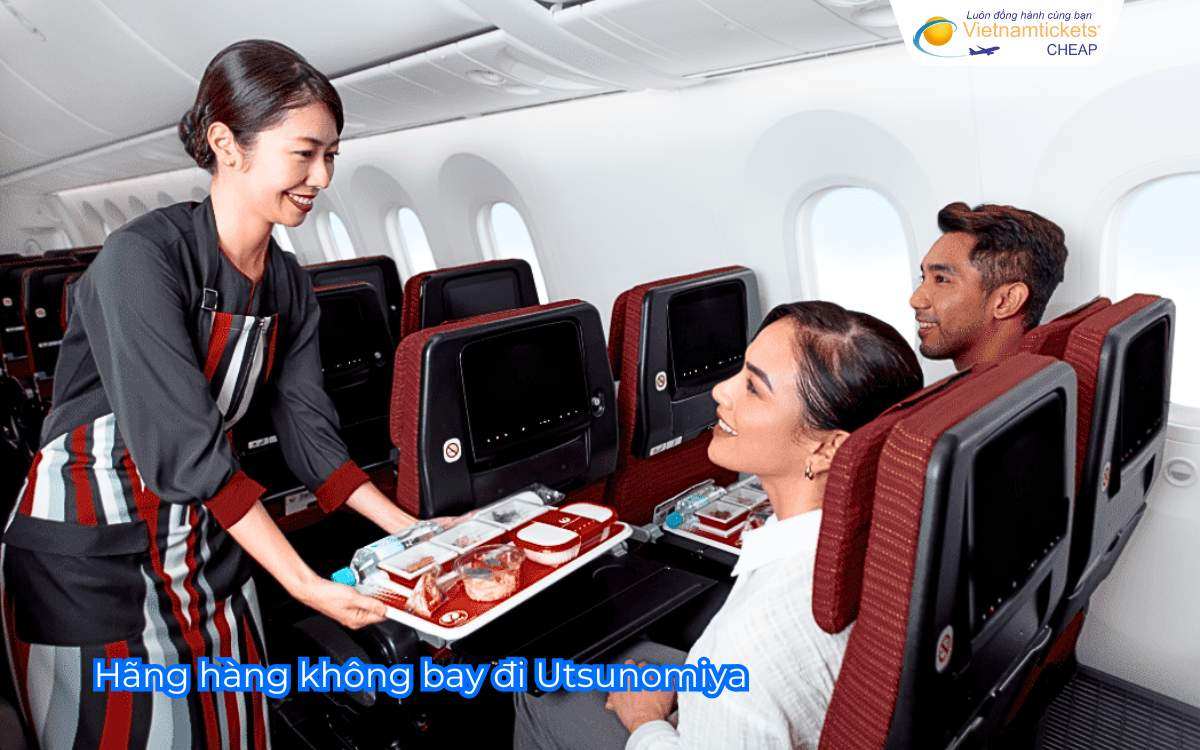 Hãng hàng không bay đi Utsunomiya