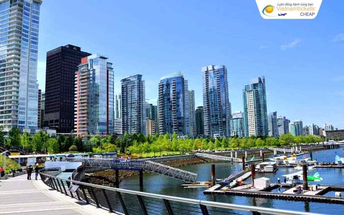 Giá vé máy bay đi Vancouver