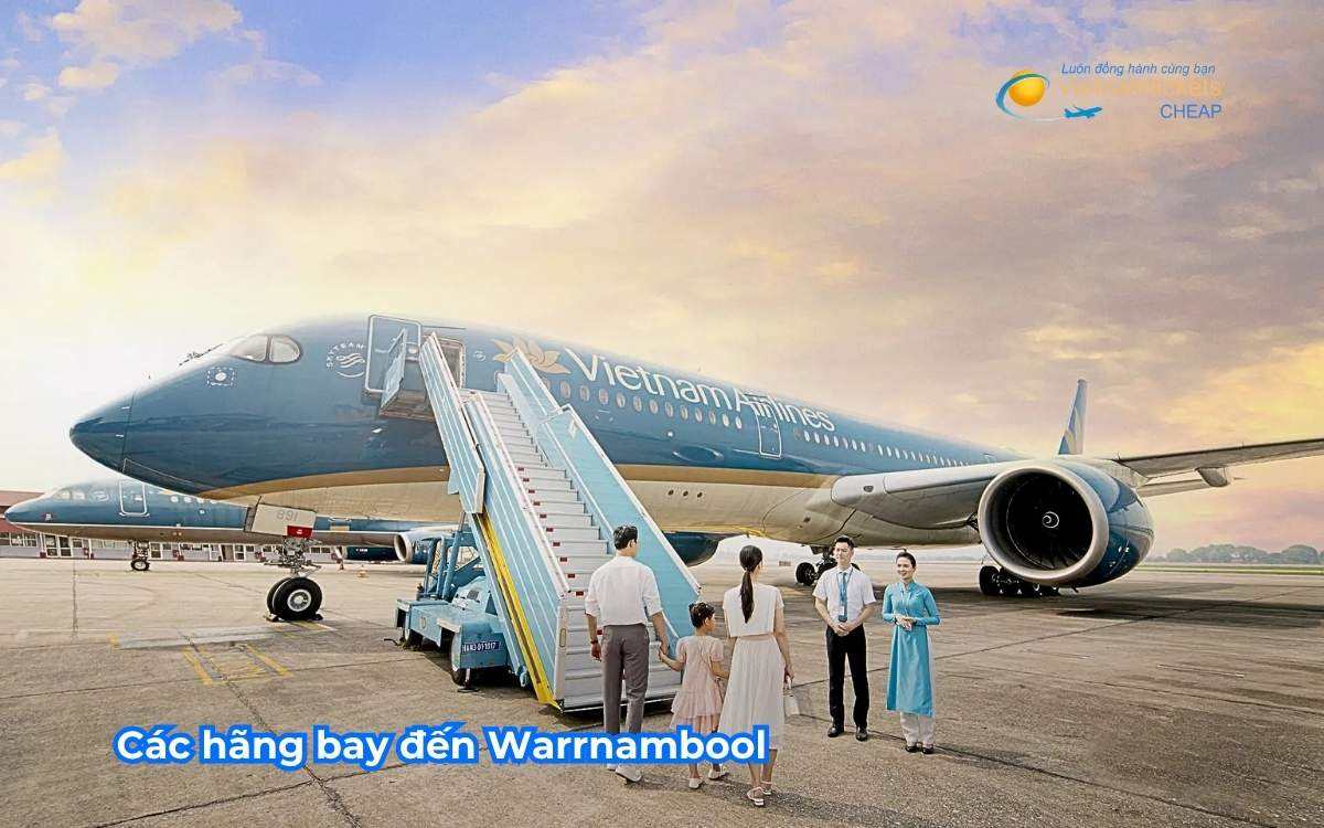 Các hãng bay đến Warrnambool 
