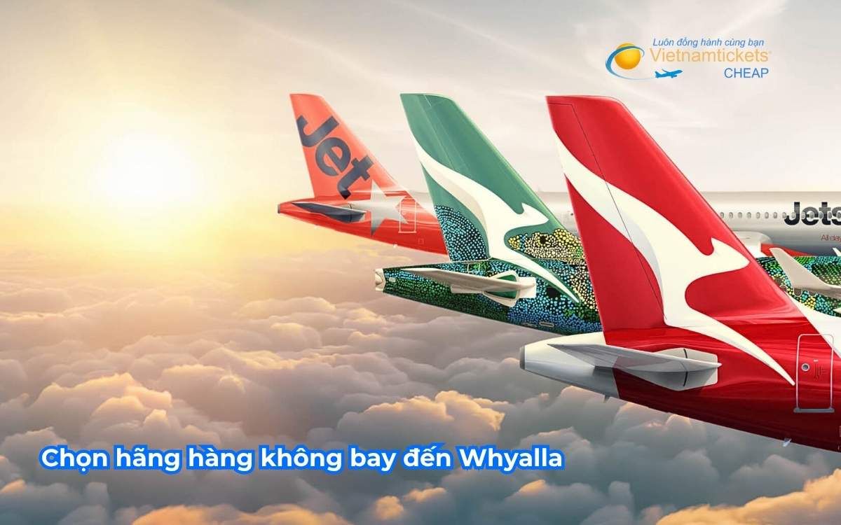 Chọn hãng hàng không bay đến Whyalla