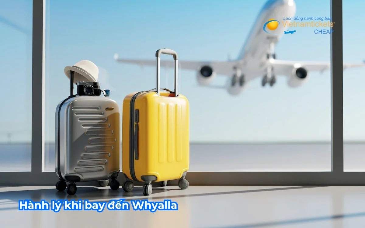 Hành lý khi bay đến Whyalla
