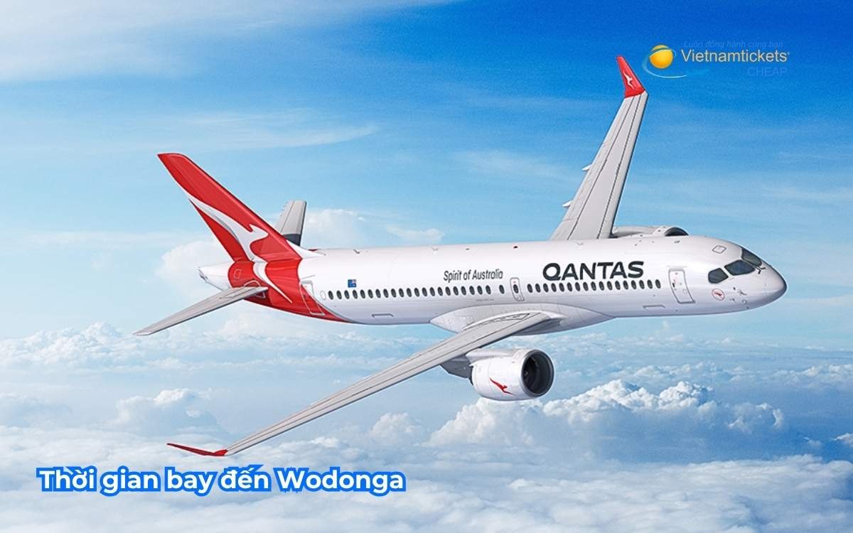 Thời gian bay đến Wodonga