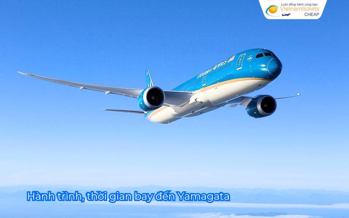 Hành trình, thời gian bay đến Yamagata