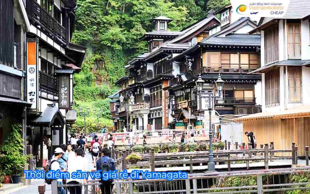 Thời điểm săn vé giá rẻ đi Yamagata 