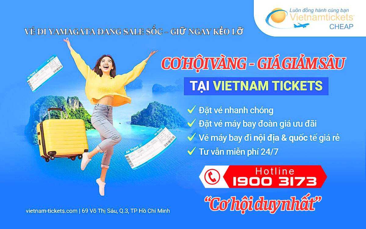 Vé đi Yamagata SALE SỐC