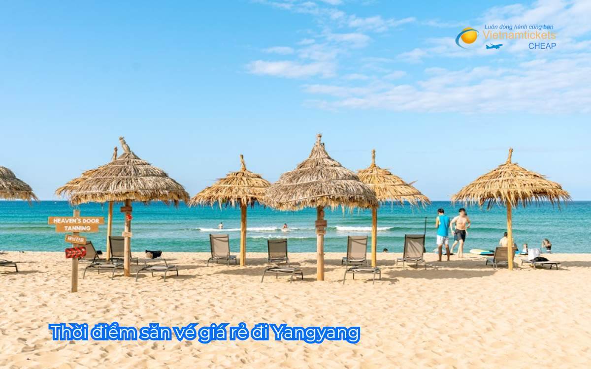 Thời điểm săn vé giá rẻ đi Yangyang