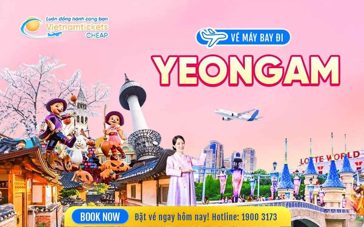 Vé Máy Bay Đi Yeongam
