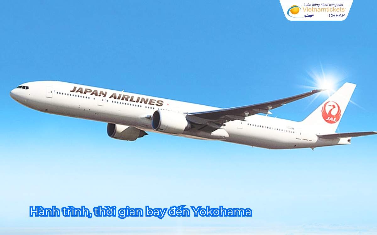 Hành trình, thời gian bay đến Yokohama
