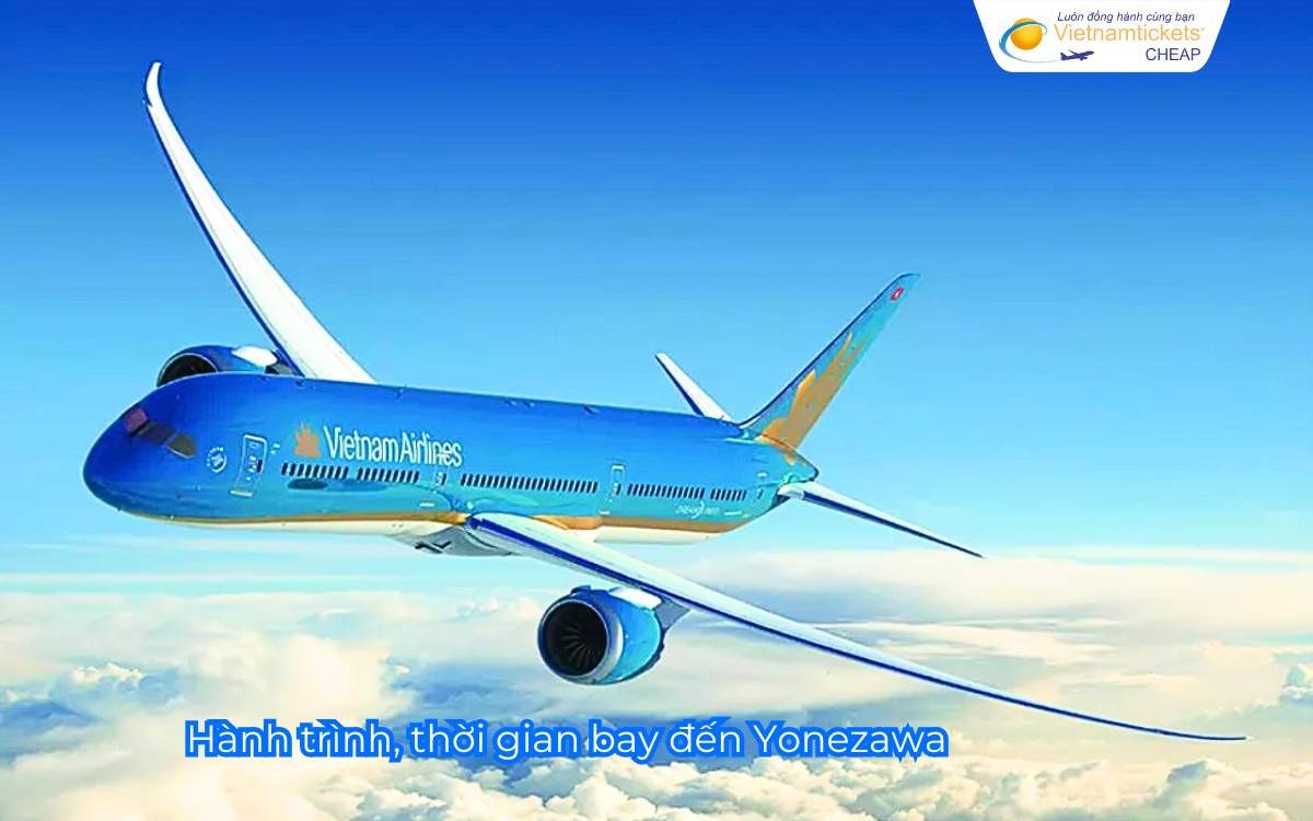 Hành trình, thời gian bay đến Yonezawa