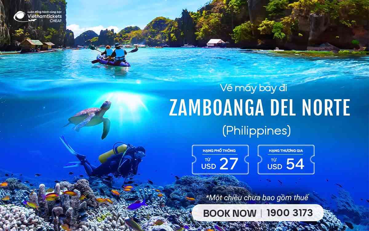 Vé Máy Bay Đi Zamboanga del Norte
