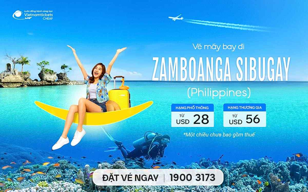Vé Máy Bay Đi Zamboanga Sibugay