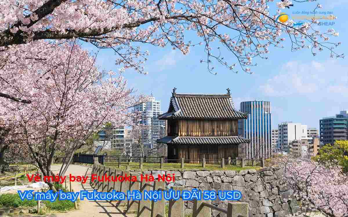 Vé máy bay Fukuoka Hà Nội ƯU ĐÃI 58 USD