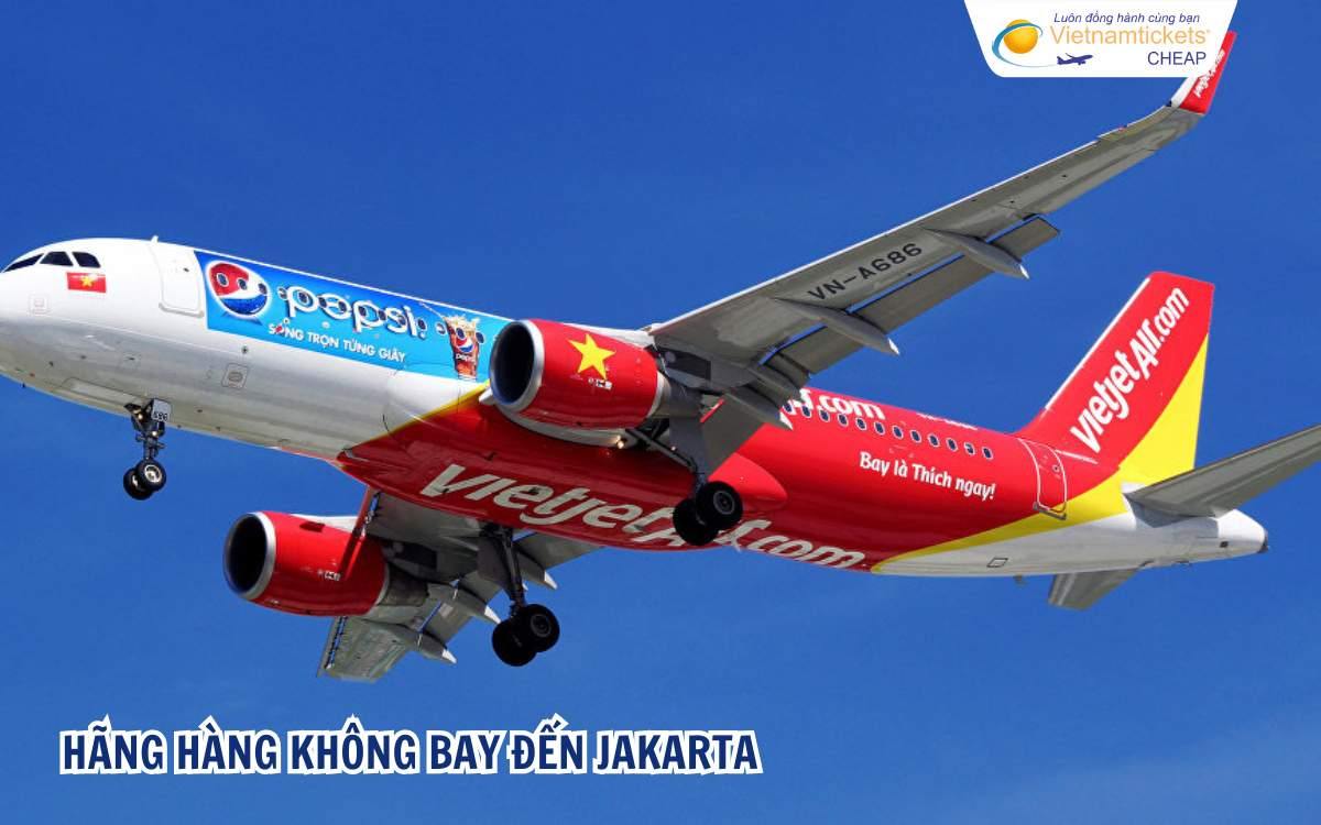 Hãng hàng không bay đến Jakarta