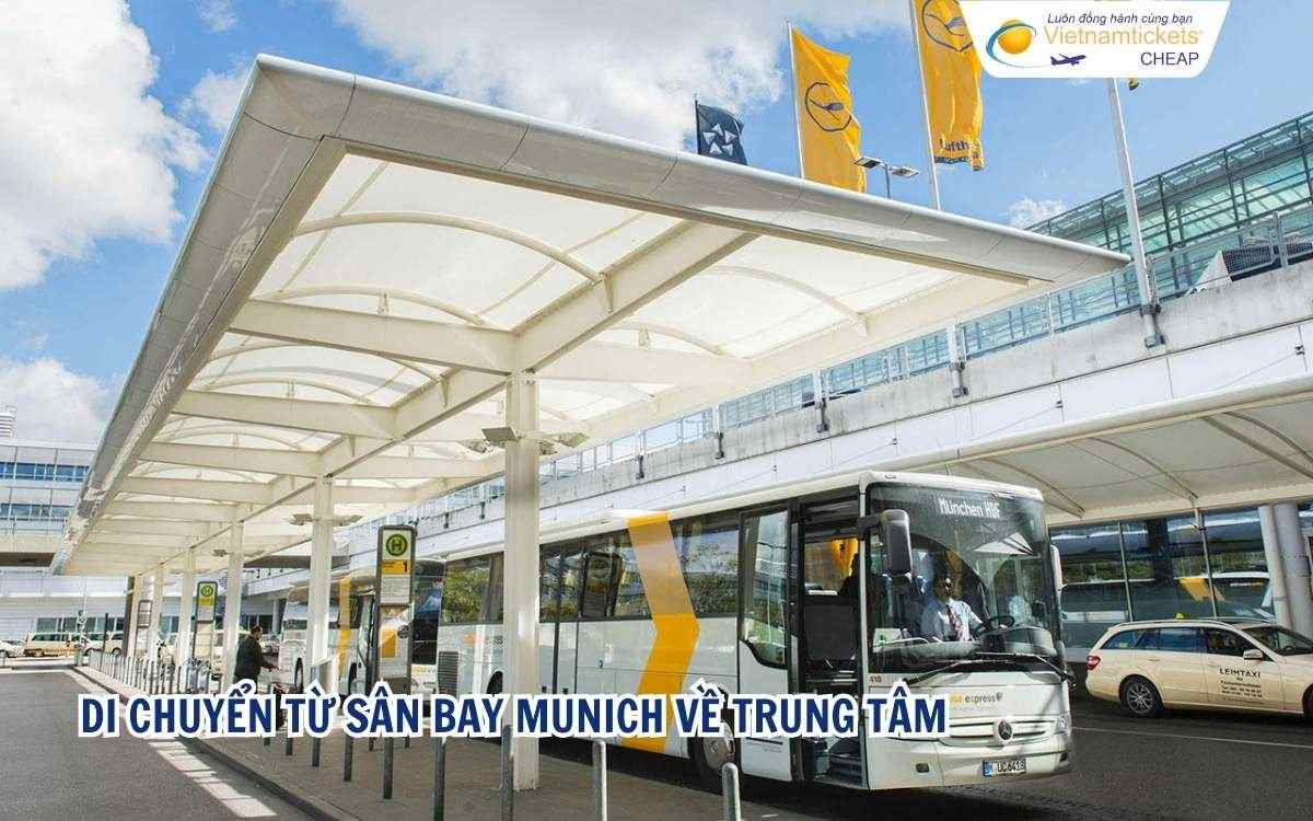 Di chuyển từ sân bay Munich về trung tâm