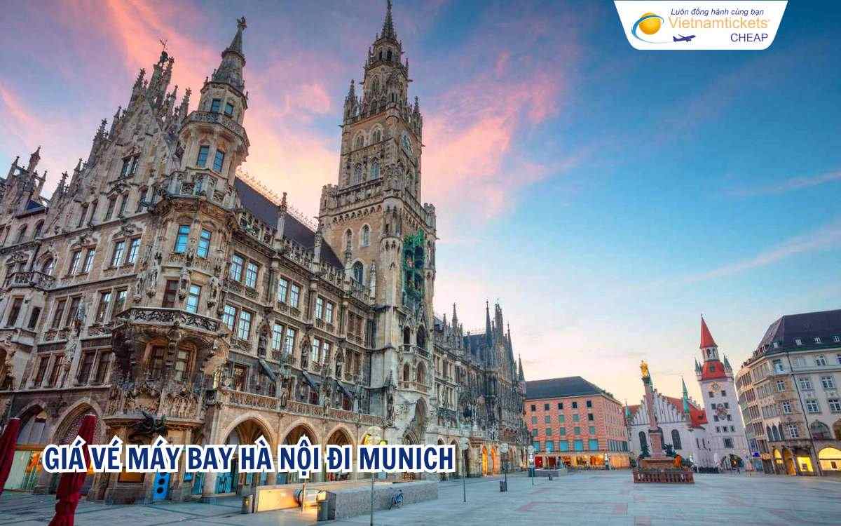 Giá vé máy bay Hà Nội Munich