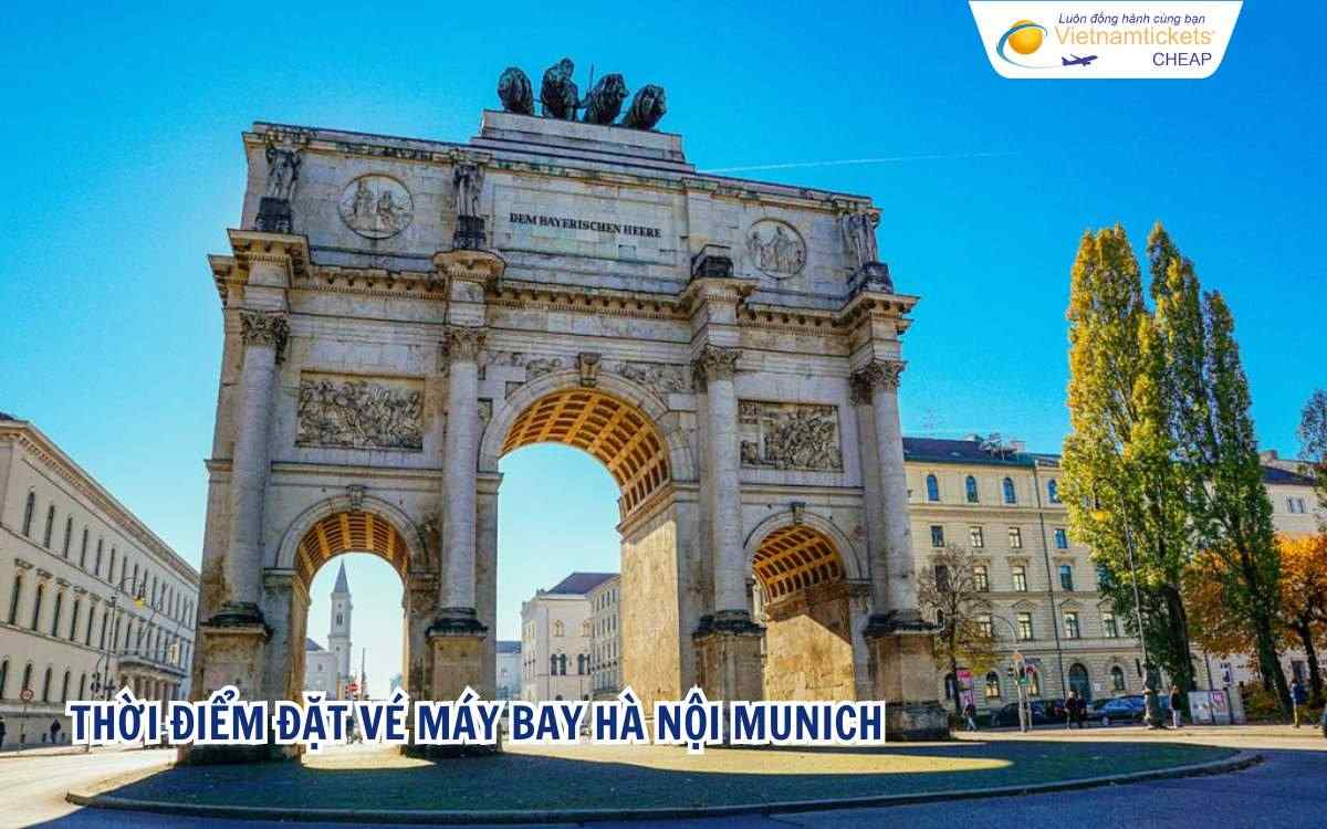 Thời điểm đặt vé máy bay Hà Nội Munich