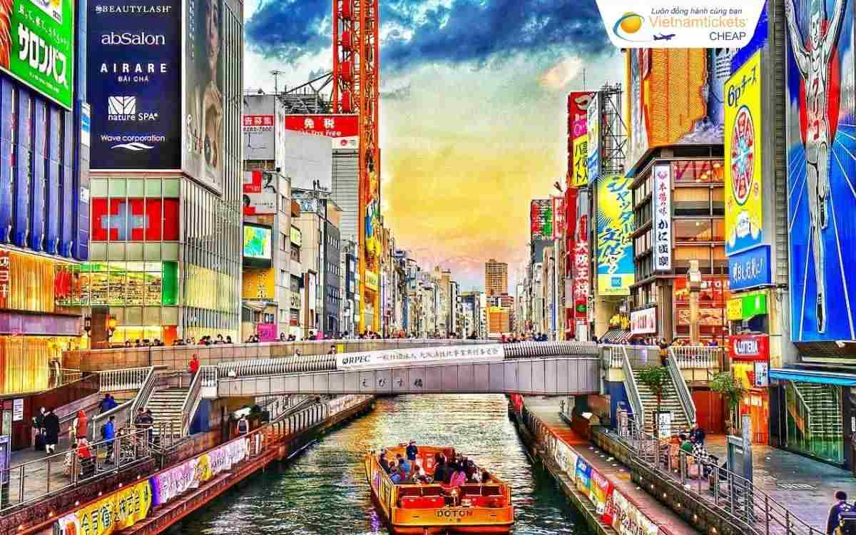 Th&ocirc;ng tin v&eacute; m&aacute;y bay H&agrave; Nội Osaka
