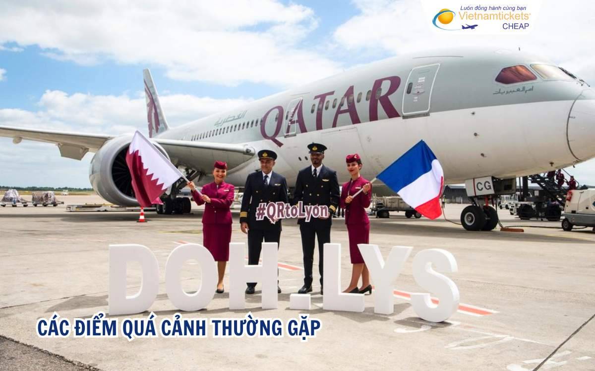 Các điểm quá cảnh thường gặp