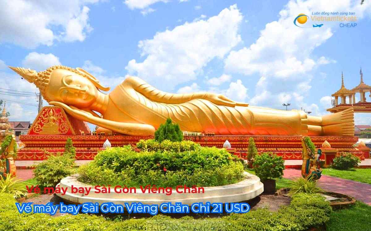Vé máy bay Sài Gòn Viêng Chăn